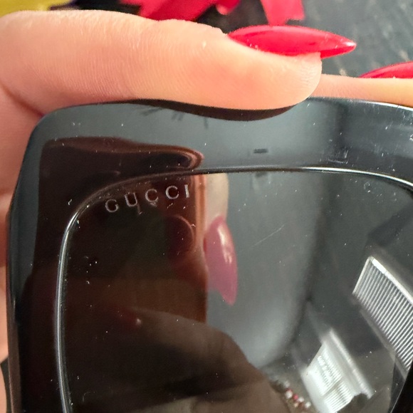 Gucci Black Square Sunglasses - Picture 6 of 12